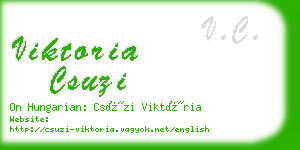 viktoria csuzi business card